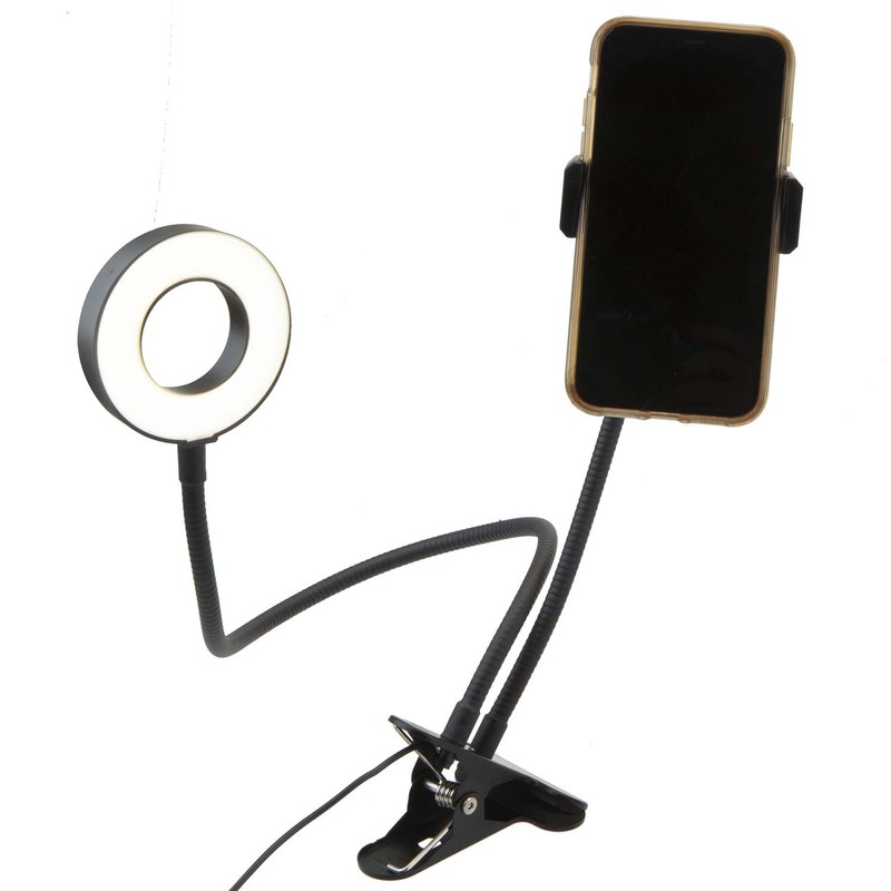 VFM - Social Media 9cm LED Ring Light with Phone