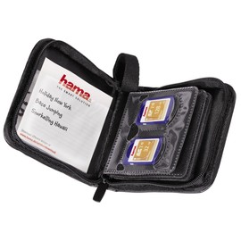 Hama 12 SD/MMC Memory Cards Wallet - Black