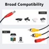 Car RCA Cable Set Optional DC Power Connection 2 in