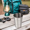 Lindy's Stainless Steel Single Wall Durable Stainless Steel Cup, 12