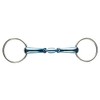 JP Korsteel Blue Steel Oval Link Loose Ring Snaffle Bit,