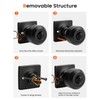 Haidms Entry Black Door Knobs and Deadbolt Combo Set, Keyed