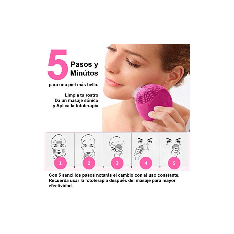 VAK SUPER LIMPIADOR FACIAL 14S CON TERAPIA LUZ PURIFICADOR RESTAURADOR