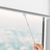 Housoutil Blinds Rod Feather Curtains Office Accessories Office Curtains Roller