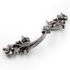 Jetland French Provincial Drawer Pulls - 6-Pack, Aged Silver, 2-1/2"