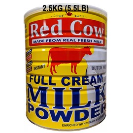 Red Cow Full Cream Milk Powder 2.5 Kg (5.5lb), Made From Real Fresh Milk, Product of Netherlands.