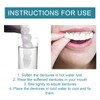 Adjustable Clip-On Dentures, 2 Pairs Temporary Dentures Dentures Simitate Clip-on
