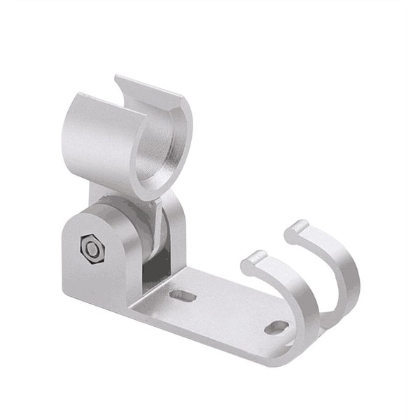 GKONGU Rotatable Shower Bracket Shinny Aluminum DIY Bathroom Showerhead Holder