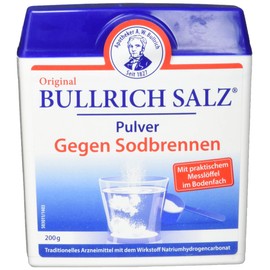 Original Bullrich Salz | Schnelle Hilfe bei Sodbrennen und säurebedingten Magenbeschwerden | Vegan | 200 g