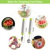 Openfly Vegetable Corer Tool, 6 Pcs Stainless Steel Fruit and