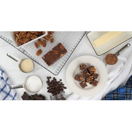 Uncle Butch’s Chocolate Pecan Fudge Candy – Toasted Pecans Fudge Freshly Made in Small Batches with Real Butter – Creamy, Decadent, Handcrafted & No-Marshmallow Recipe (16 oz)