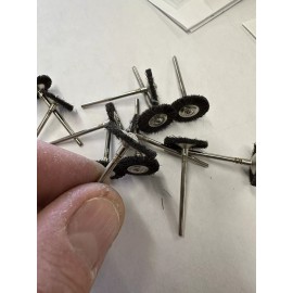 Unbranded Stiff Polishing Brush Wheel No. 16.609, Jewelry Making Supplies, 3/4” Diameter