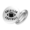 Huuraa Button American Football Ball Badge with Motif for All