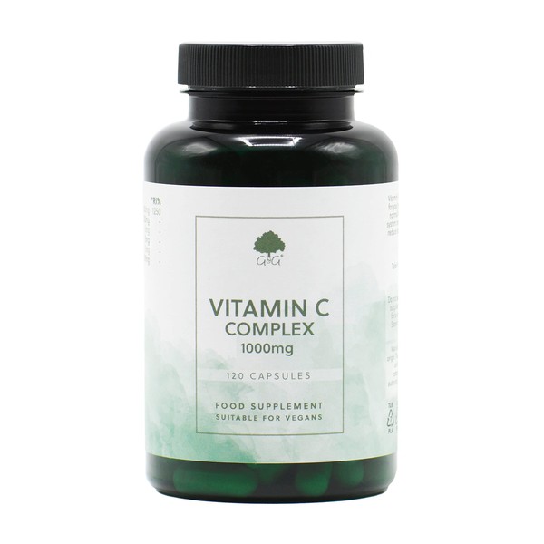 G&G Vitamins Vitamin C 1000mg Complex 120 veg. Kapseln (vegan) (136,2g)