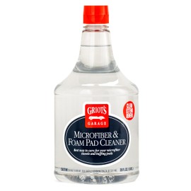 Griot's Garage Microfiber and Foam Pad Cleaner, Removes Polish, Wax, and Sealant Residue, Restores Your Car Cleaning Cloths' Effectiveness, 11078, 35 oz