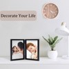 ORIVAN 4x6 Double Picture Frames Hinged Folding Photo Frames with