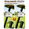 Magnetic Golf Rangefinder with Slope – 7X Magnification, 1300Y Laser