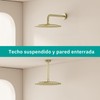 AULEEND All Metal Rain Shower Head - Heavy Duty Stainless