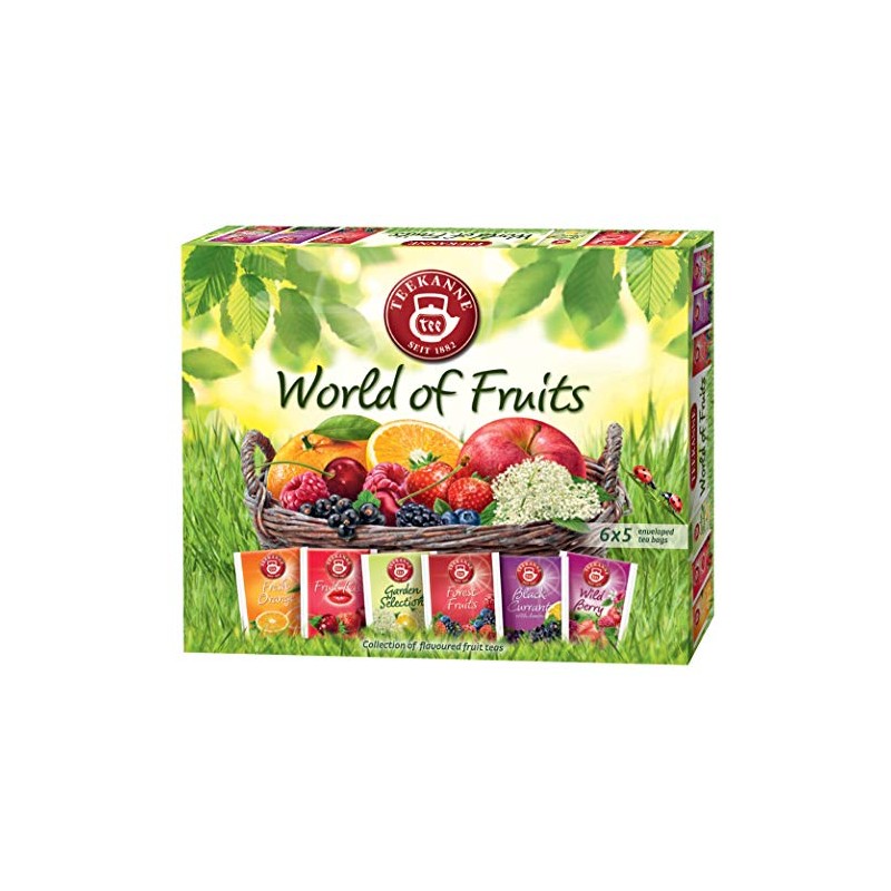 Teekanne World of Fruits VARIETY box of tea 30 tea