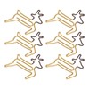 100pcs Shaped Paper Clips Deer Shape Metal Portable Office Clips