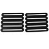 10 Pcs Slotted Flat Straight Mending Plate Support,Stainless Steel Adjustable