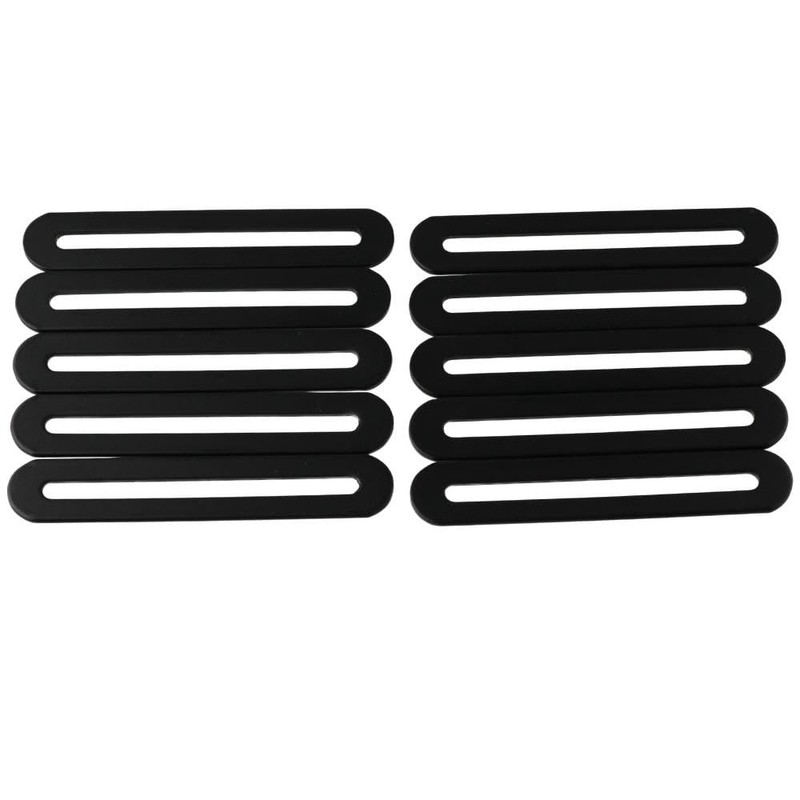 10 Pcs Slotted Flat Straight Mending Plate Support,Stainless Steel Adjustable