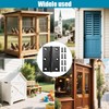 Black Door Hinges 3 Inch – 12 Pack Interior Hinges