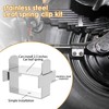 4 Pcs Leaf Spring Clamp Kit Stainless Steel Leaf Spring