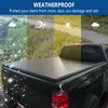 WEIZE Soft Roll-up Truck Bed Tonneau Cover Compatible with 2019-2025