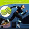 FNSIGHD 4 Pcs Reflective Strips,Reflective Arm Bands for Running,Adjustable Length