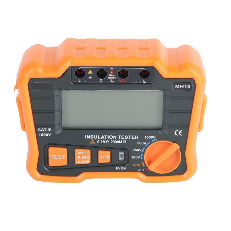 Digital Megohm Meter Electrical Earth Resistance Insulation Tester High Accuracy