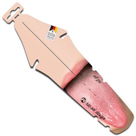 Riesel Design - rit:ze - 2 x Mudguard for the Saddle/Road Bike Rear Mudguard - Easy to Install Bicycle Mudguard/Rear Wheel Mudguard for Any Wheel Size (Tongue)