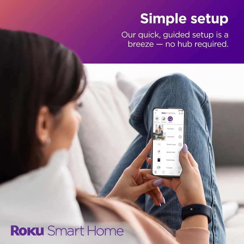 Roku Smart Home Indoor Smart Plug, 2-Pack - WiFi Smart