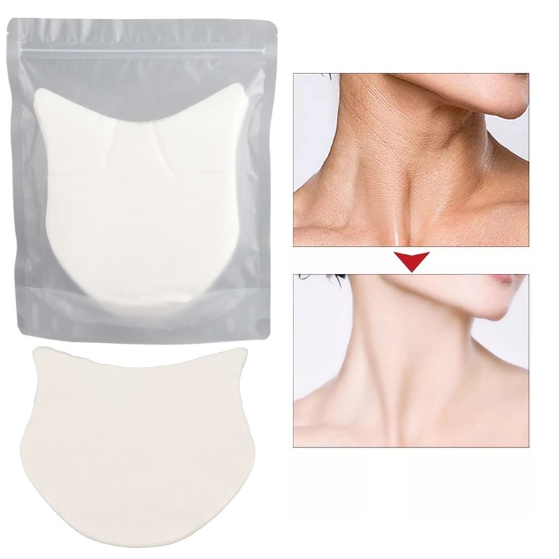150 Sheets Neck Skin Care Mask Silk Disposable Wrinkle Removal