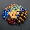 JSDDE Planet Decorative Solar System Made of Natural Gemstones Reiki