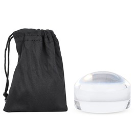 BORDSTRACT 8x Optical Magnifier Dome, Hands-Free Design Acrylic Material Hemisphere Optical Magnifier for Reading Aids and Decoration