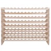 ZENY 96 Bottles Holder Wine Rack Stackable Storage 8 Tier