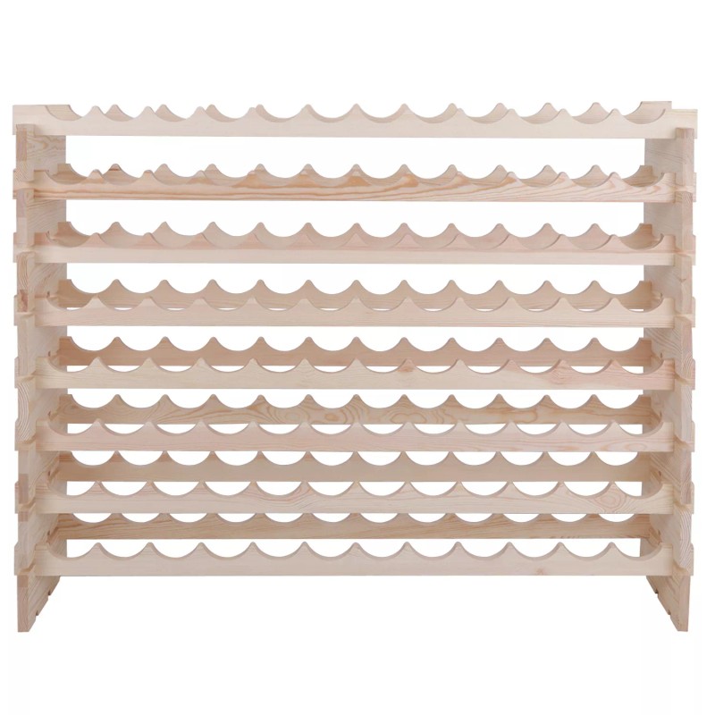 ZENY 96 Bottles Holder Wine Rack Stackable Storage 8 Tier