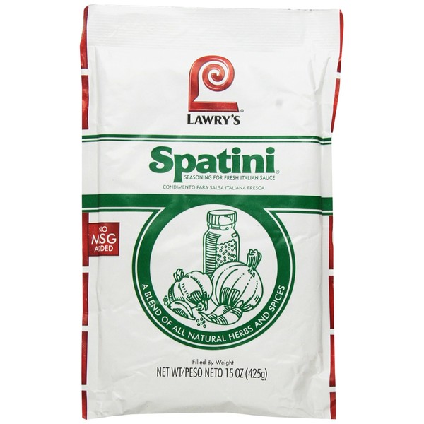 Spatini Spaghetti Sauce and Seasoning Mix, 15-Ounce Packages (Pack of 4)