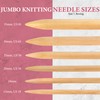JubileeYarn Jumbo Bamboo Circular Knitting Needle Sets - US 85