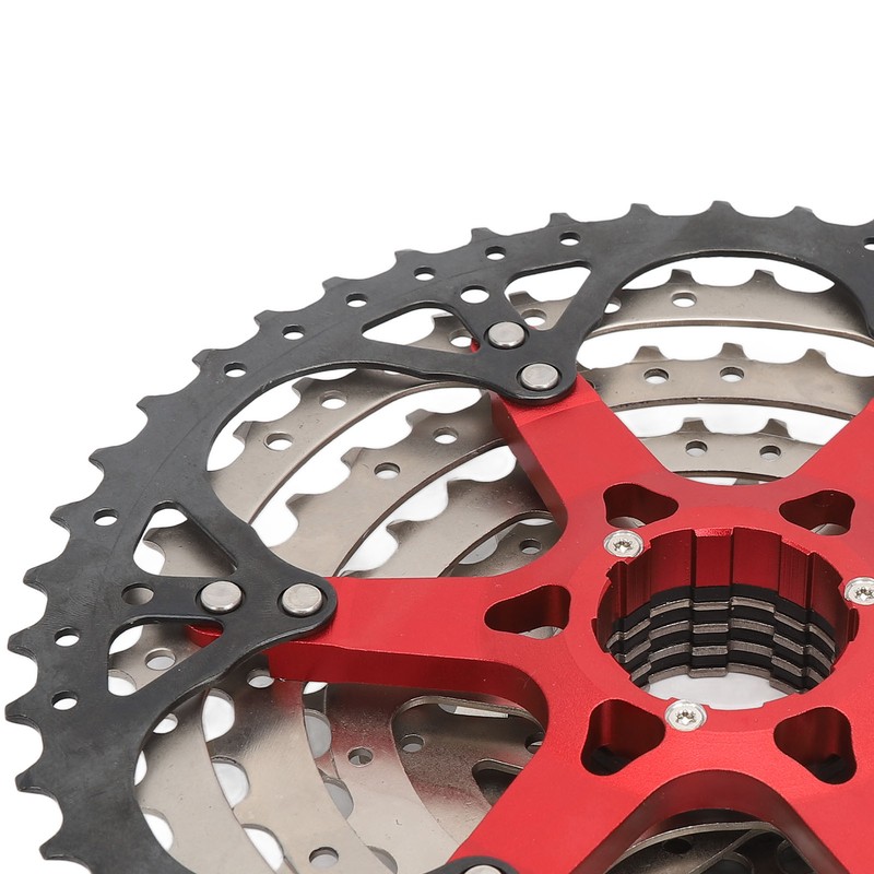 9 Speed Bike Cassette Aluminum Alloy 12 to 46T Precise