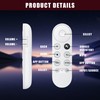 1PCS Replacement Voice Remote Control for Google Chromecast 4K Snow