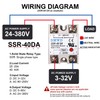 SSR-40DA Solid State Relay DC to AC (Input 3-32V DC