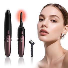 Heated Eyelash Curlers - Electric Eyelash Curler with 4 Heating Modes, Fast Heat up Within 10s - Rechargeable Electric Eyelash Curler, Heated Lash Curler for Makeup Tools with LED Display (White)