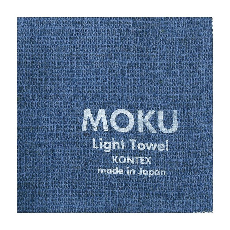 Imabari Towel Contex MOKU Light Towel Handkerchief, Turquoise Blue