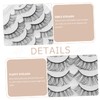 FOMIYES 5pairs Natural Look False Eyelashes Lash Extensions for Women