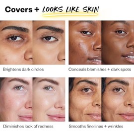 Kosas- Corrector Mini Revealer: maquillaje de cobertura media que oculta ojeras, manchas oscuras y líneas finas.