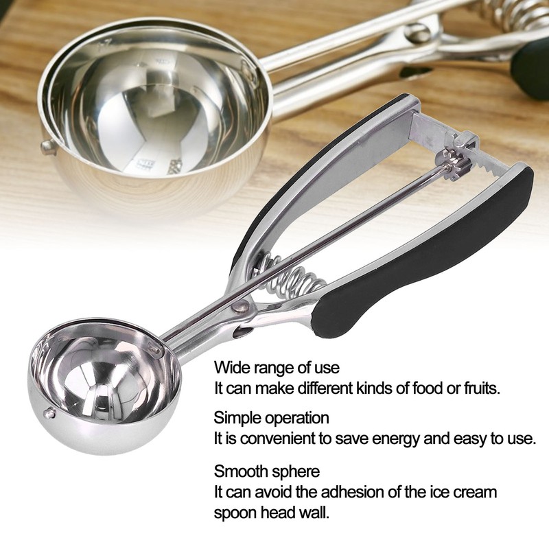 Cookie Scoop Stainless Steel Multifunctional Manual Portable Ice Cream Scooper