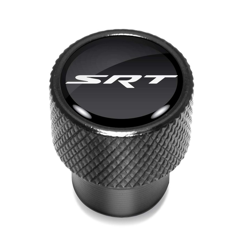 iPick Image for SRT Logo in Black on Black Aluminum
