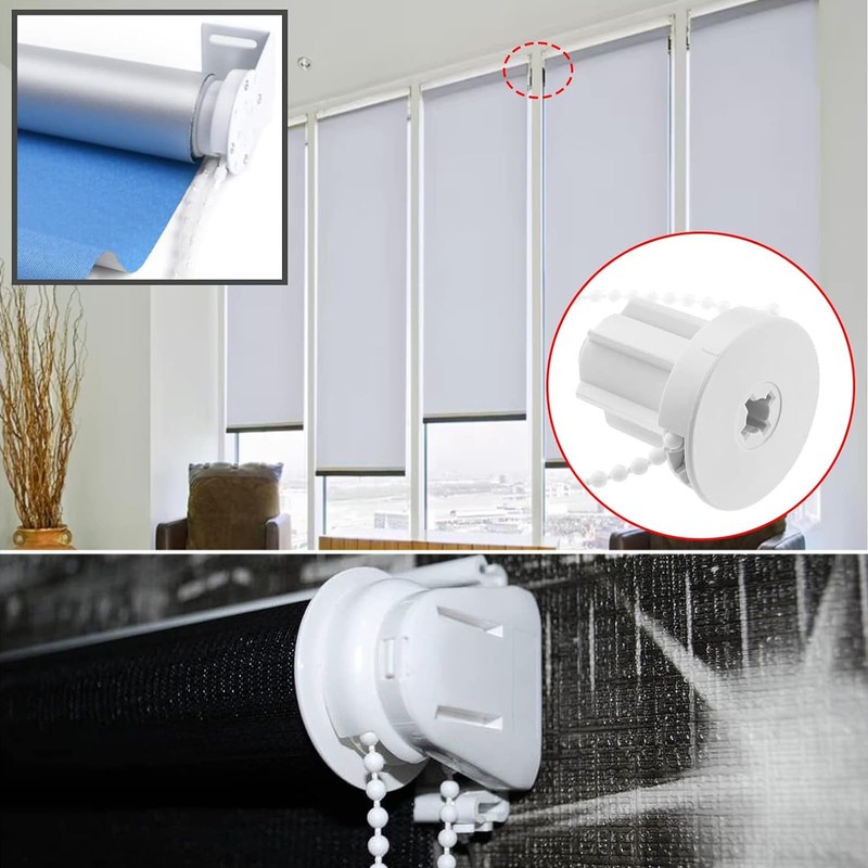 Roller Blind Holder Window, Pack of 16 Clamp Holders for